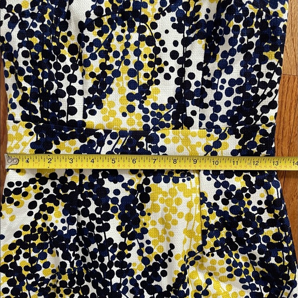 Boden Sleeveless Dress in Navy and Yellow - Picture 10 of 10